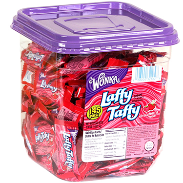 Laffy Taffy Mini Strawberry 145ct Tub 