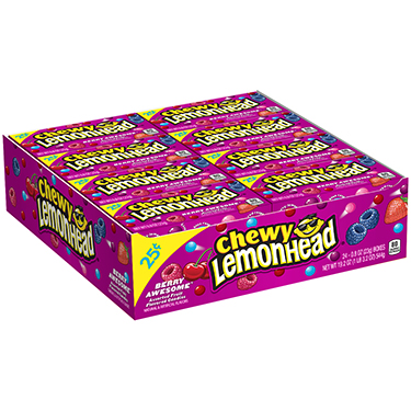 Lemonhead Chewy Berry Awesome 24ct Box 