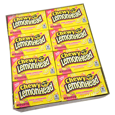 Lemonhead Chewy Pink Lemonade 24ct Box 