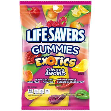 Life Savers Gummies Exotics 7oz Bag 