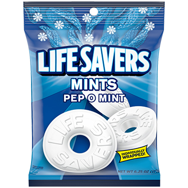 Life Savers Mints Pep O Mint 6.25oz Bag 