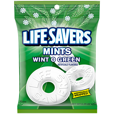 Life Savers Mints Wint O Green 6.25oz Bag 