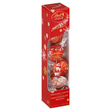 Lindor Holiday Milk Chocolate Gift Box 2.1oz 