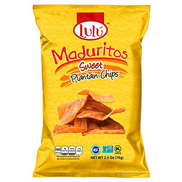Lulu Plantain Chips Maduritos Sweet 30ct Box 