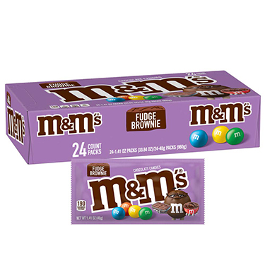 M and M Fudge Brownie 24ct Box 