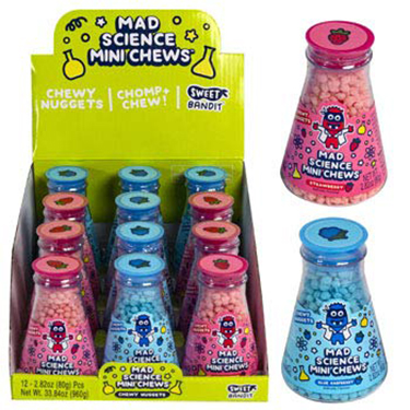 Mad Science Mini Chews Candy 12ct Box 