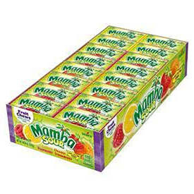 Mamba Fruit Chews Sour 48ct Box 