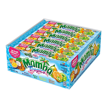 Mamba Fruit Chews Tropics 24ct Box 