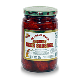 Matt and Dana American Beer Sausage 10oz Jar 