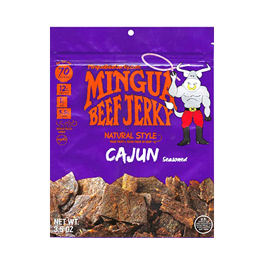 Mingua Cajun Jerky 3.5oz Bag 