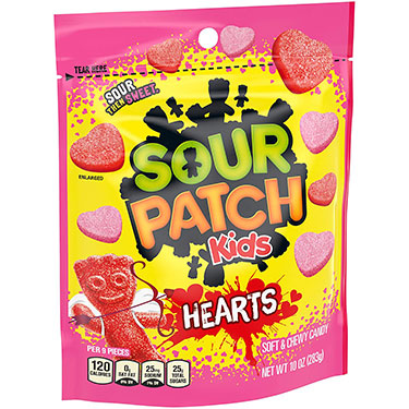 Sour Patch Kids Valentines Hearts 10oz Bag 