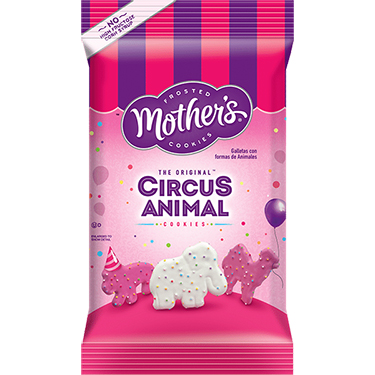 Mothers Circus Animal Cookies 3oz 6 Pouches 