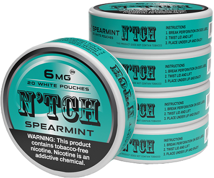 N'TCH Nicotine Pouches Spearmint 6mg 5ct 