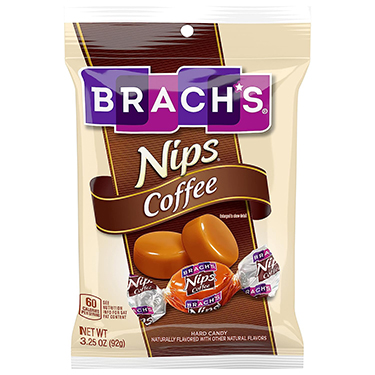 Brachs Nips Coffee Hard Candy 3.25oz Bag 