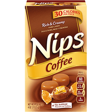 Nips Coffee Hard Candy 4oz Box 