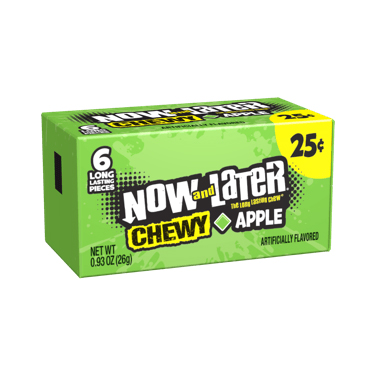 Now and Later Chewy Apple 24ct Box 