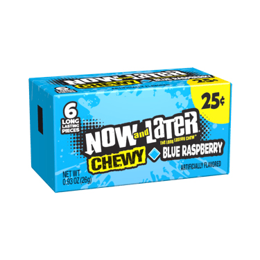 Now and Later Chewy Blue Raspberry 24ct Box 