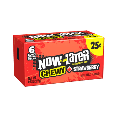 Now and Later Chewy Strawberry 24ct Box 