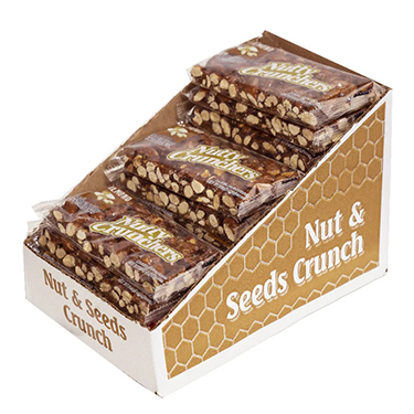 Nutty Crunchers Almond 3oz Bars 24ct Box 