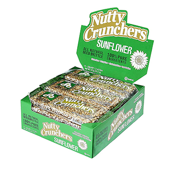 Nutty Crunchers Sunflower 2oz Bars 12ct Box 