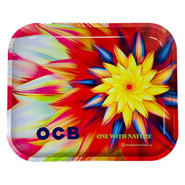 OCB Flower Explosion Large Rolling Tray 