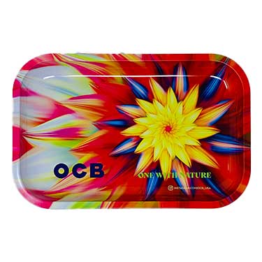 OCB Flower Explosion Medium Rolling Tray 