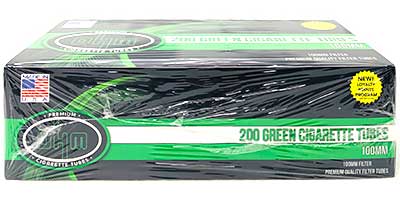 OHM Cigarette Tubes Green 100 200 ct 