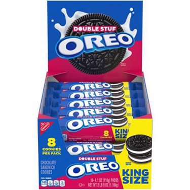 Oreo King Size Double Stuffed 4 oz 10 ct Box 