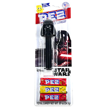 PEZ Dispenser Star Wars Darth Vader with Candy Rolls 