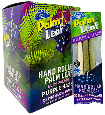 Palm Leaf Slim Purple Haze Cones 24 Packs of 2 