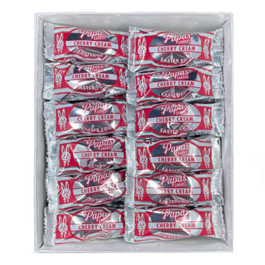 Papas Chocolate Covered Cherry Cream Eggs 24CT Box 