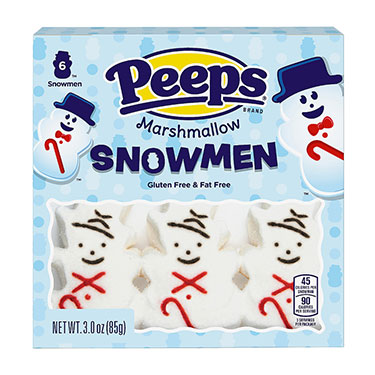 Peeps Marshmallow Snowmen 3oz 6ct 