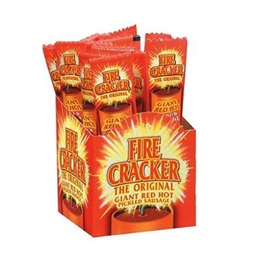 PENROSE FIRE CRACKER GIANT RED HOT SAUSAGE 15CT BOX Expires April 14th 2025 