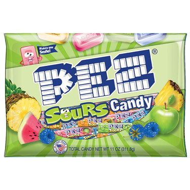Pez Sour Fruit 11oz Bag 