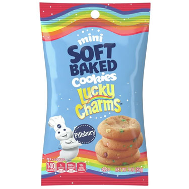 Pillsbury Soft Baked Mini Lucky Charms 3oz Bag 6ct 