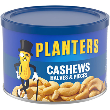 Planters Cashews Halves and Pieces 14oz Can 