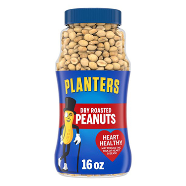 Planters Dry Roasted Peanuts 16oz Jar 