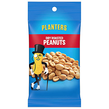 Planters Dry Roasted Peanuts 6oz Bag 