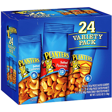 Planters Variety Pack 24ct Box 