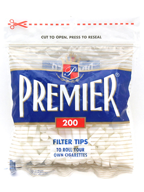 Premier Filter Tips 200ct Bag 