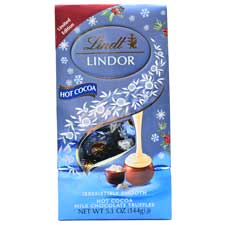 Lindor Holiday Hot Cocoa Milk Chocolate Candy 5.1oz Bag