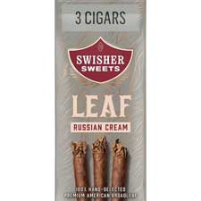 Swisher Sweets Leaf Cigars Russian Cream 10 Packs of 3 Pre Priced