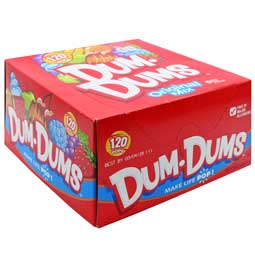 Spangler Dum Dums Pops 120ct Box