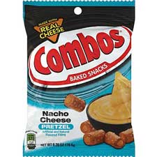 Combos Nacho Cheese Pretzel 6.3oz Bag Expires January 1st 2026