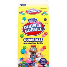 Dubble Bubble Assorted Gumballs Refill 12oz