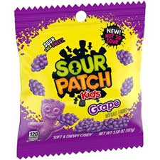 Sour Patch Kids Grape 3.58oz Bag Expires June 29th 2026