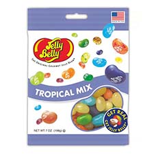 Jelly Belly Tropical Mix 7 oz Bag Expires March 15th 2026