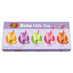 Jelly Belly Boba Milk Tea Jelly Bean 4.25 oz Gift Box Expires July 20th 2026