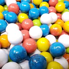 Dubble Bubble 1 Inch Gumballs Lightning Bolts Sour Filled 850 Count Case