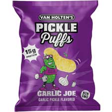 Van Holten's Garlic Joe Pickle Puffs 10ct Box